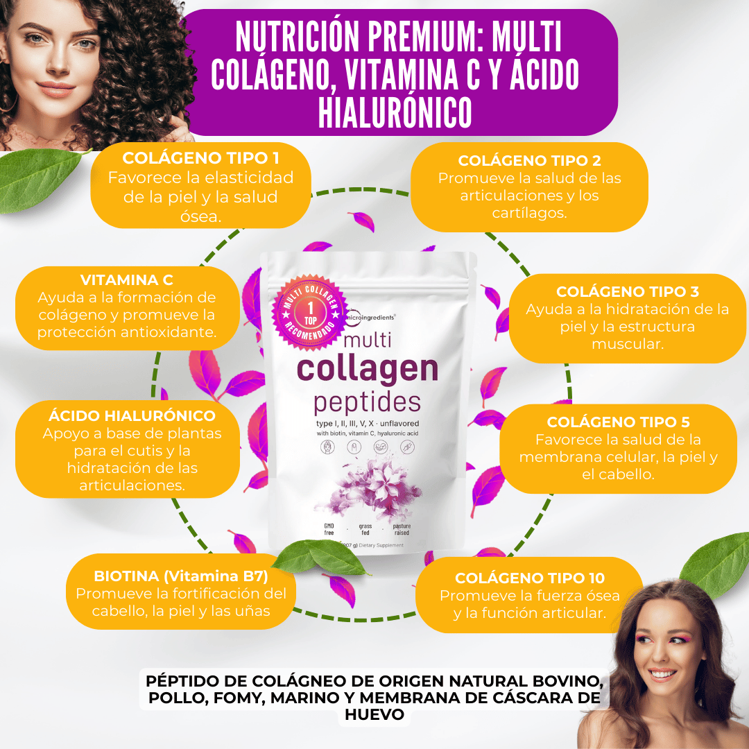 GlowAge Colágeno® - Piel Firme, Cabello Radiante