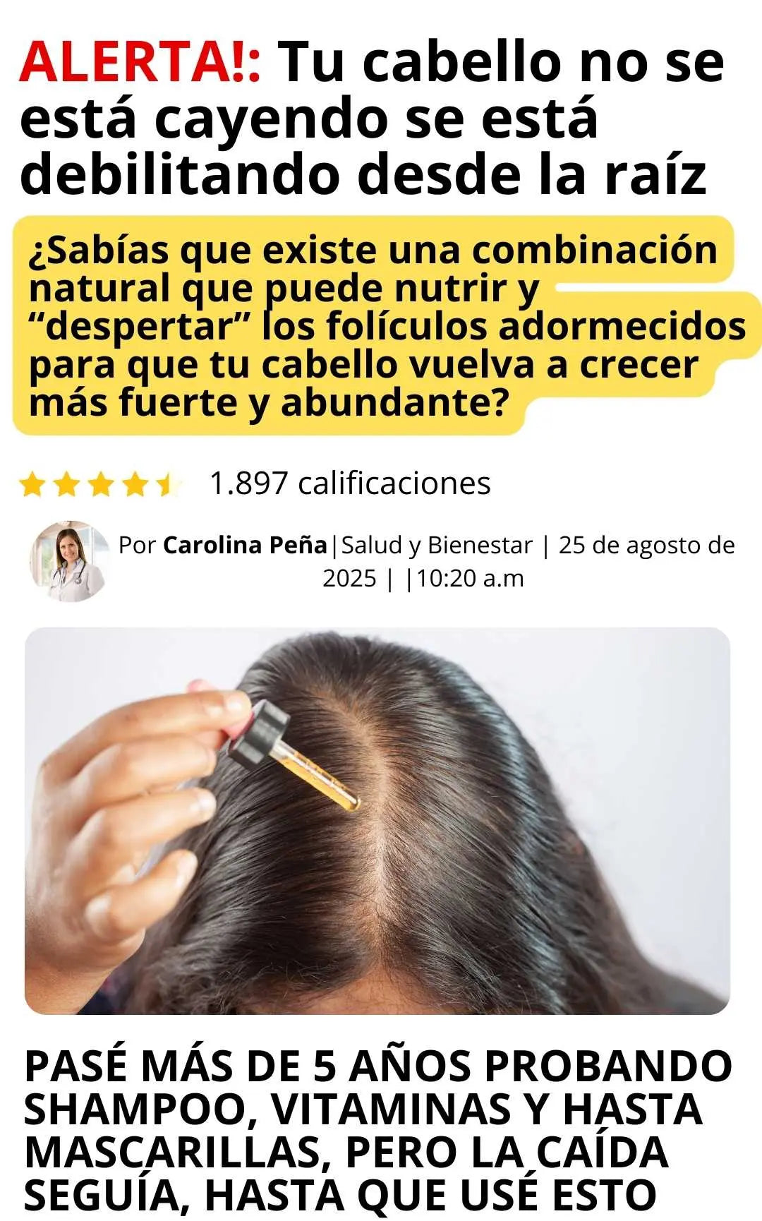 Aceite de batana advertorial