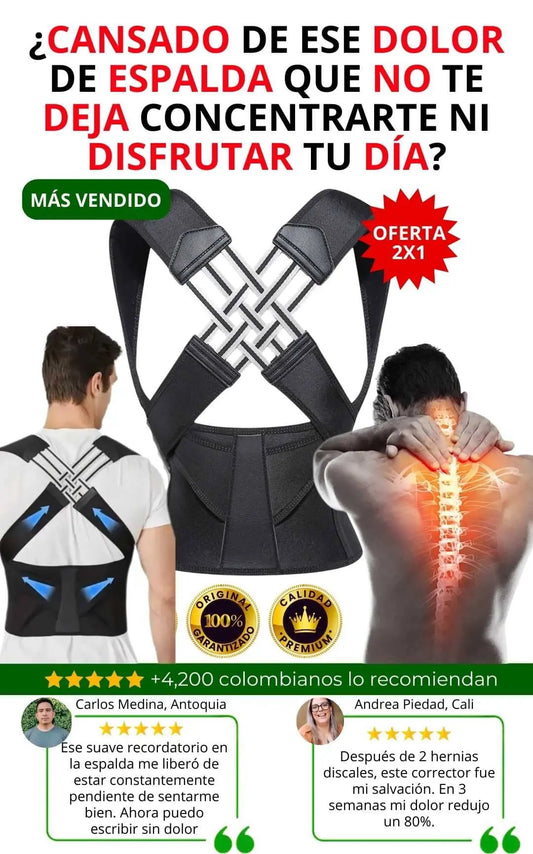 Corrector de Postura® - Alivio de dolor en 7 días