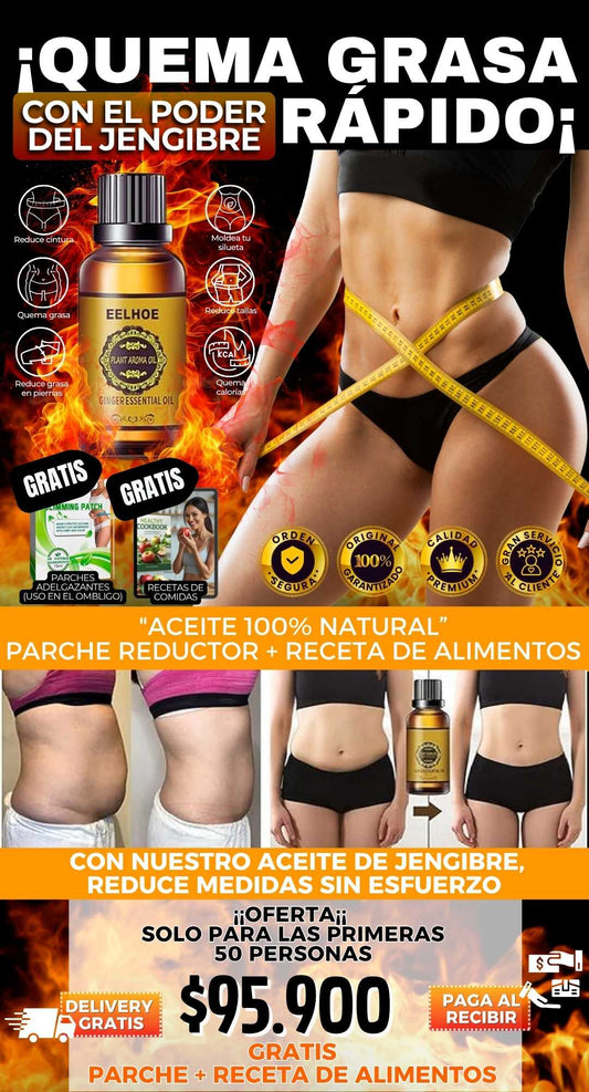 GingerCurve® - Aceite quemador de grasa